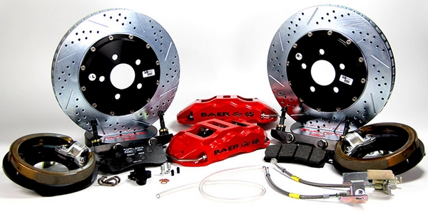 15" Rear Extreme+ Brake System - Fire Red